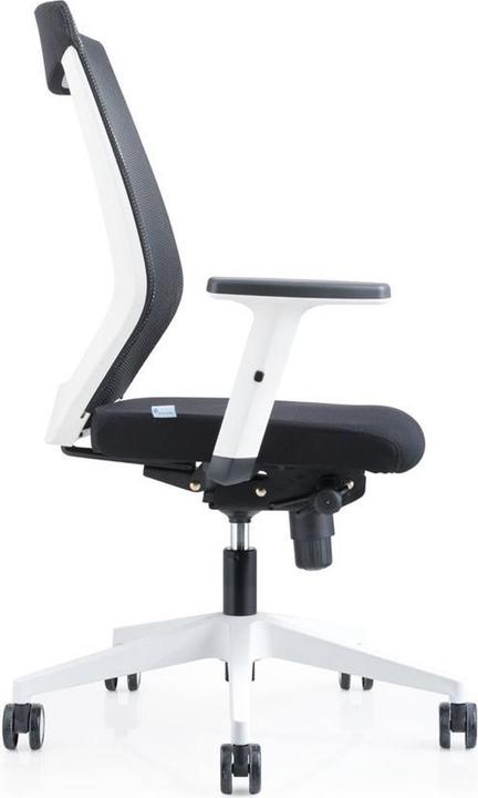 Actual product image Rocada Office chair, 908W-4 black fabric, white frame (45 - 54 cm)
