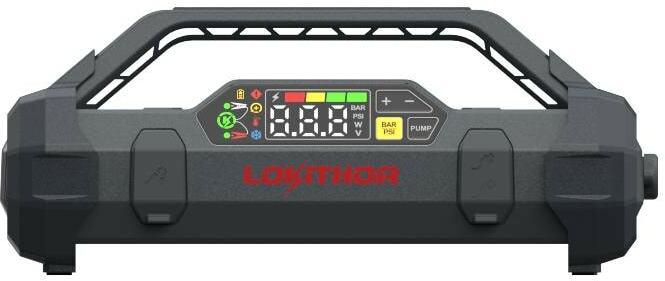 Lokithor JA302 PRO Starthilfegerät 3000A mit Kompressor LED & Powerbank (3000 A, 6382 mAh)