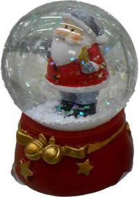 Produktbild MICA Living Schneekugel Weihnachten - aus Glas und Polyresin - ca. 4,5 x 4,5 x 6 cm - 1 Stück