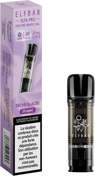 Image du produit Elfbar Pod préformé (Pêche)