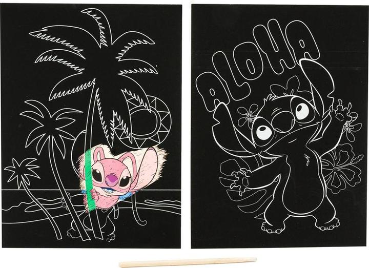 Actual product image Canenco Stitch-scratch art