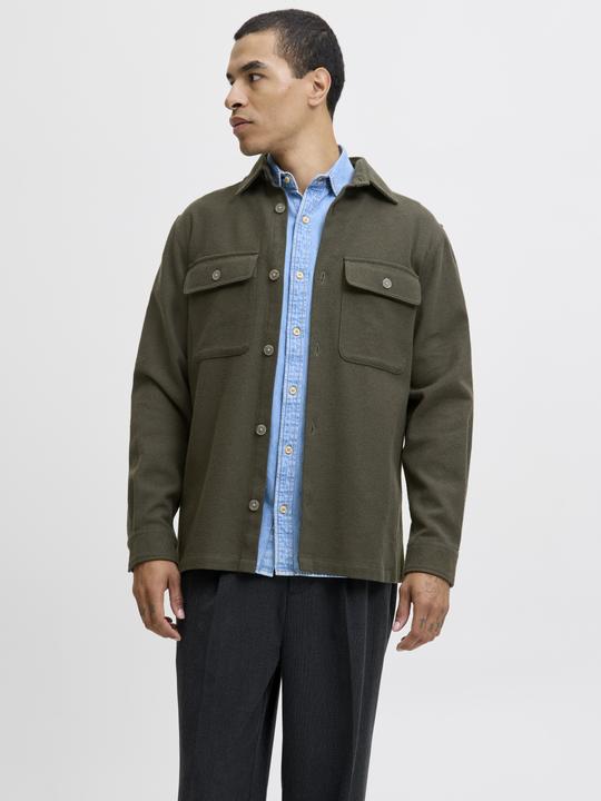 Produktbild Jack & Jones Jprrayle Melange Solid L/S Overshirt Sn (XL)