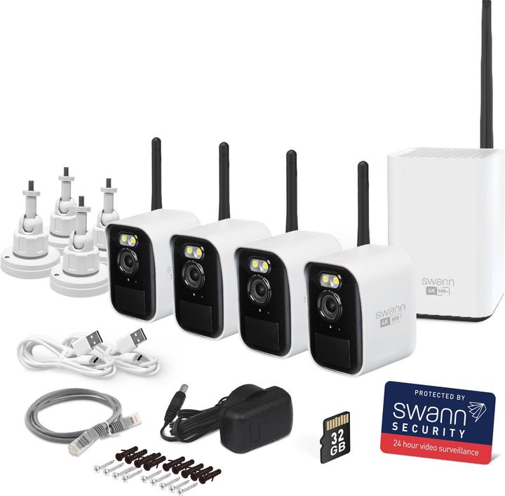 Immagine prodotto Swann MaxRanger4K Mini Wireless Kit mit 4 Kameras