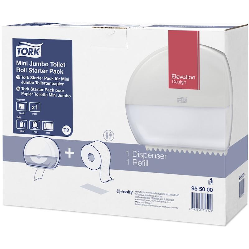 Tork, Toilettenpapierhalter, Starter Pack Mini Jumbo Toilet
