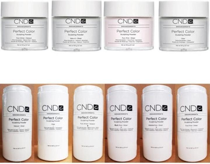 Actual product image CND Powder Perfect Color Sculpting Powder 0.8 oz 3.7 oz or 32 oz