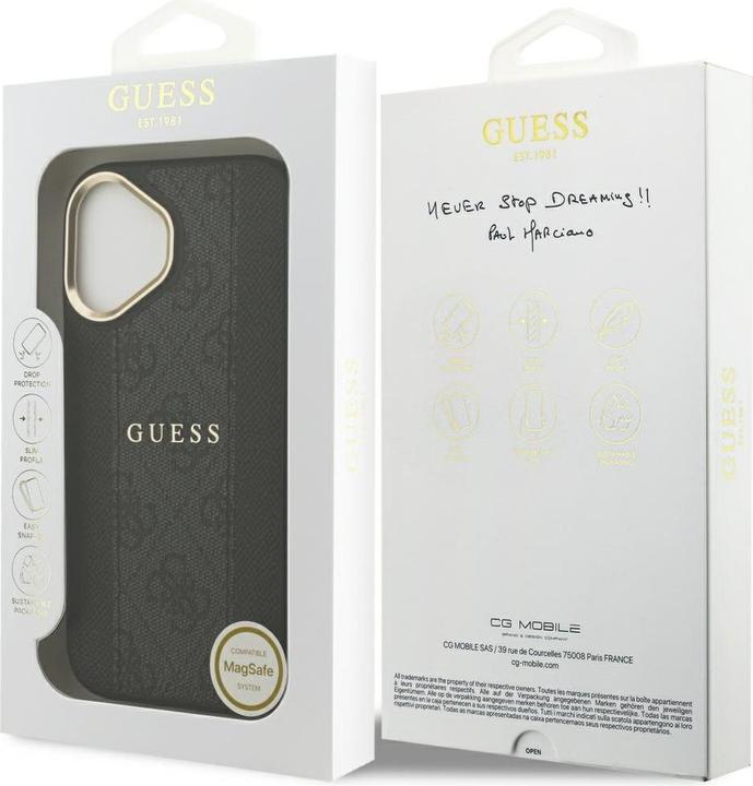 Produktbild Guess - Hardcase 4G - iPhone 17 - Black (Apple iPhone 17)