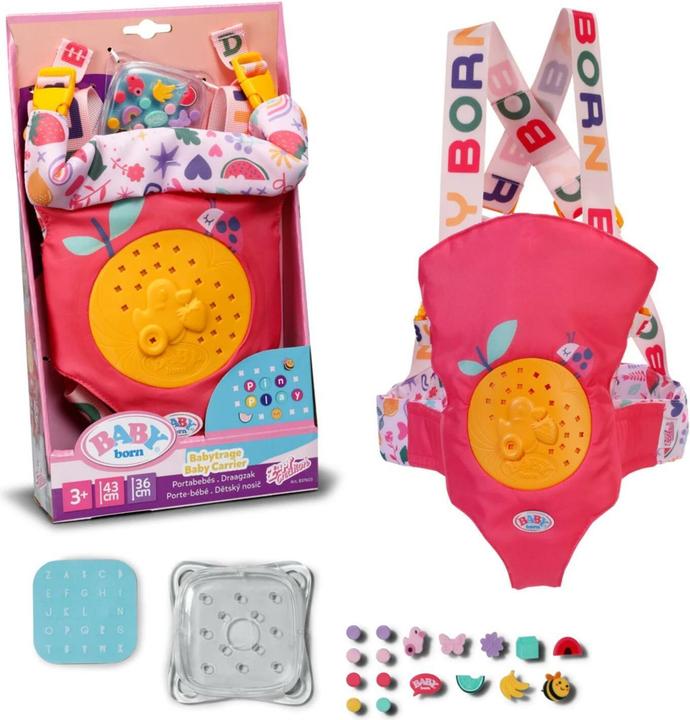 Produktbild Zapf Creation Zapf BABY born Baby Carrier Pinplay Puppentrage