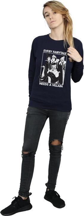 Immagine prodotto Disney Princess Felpa Donna/Ladies Ogni favola ha bisogno di un cattivo (XL)