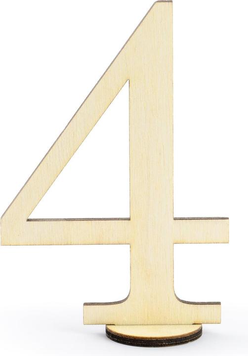 Produktbild Partydeco Tischkarte Nummern 10.5 cm, 10 Stück, Gold (10 Stk.)