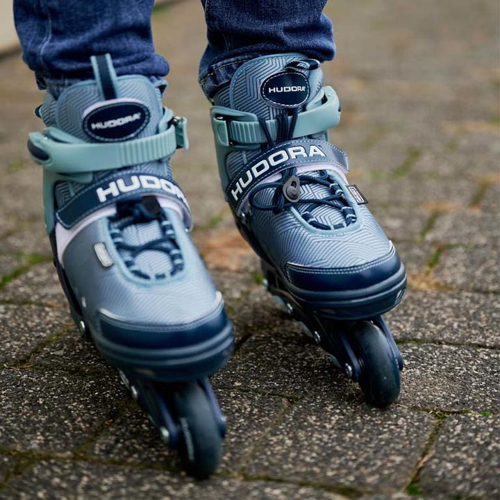 Actual product image Hudora HDO skates Leon 2.0, size 33-36 ocean 28248 (33, 34, 35, 36)