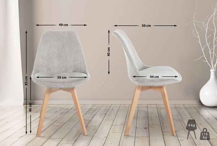 Immagine prodotto Swisshandel24 Sedia Linares Cord