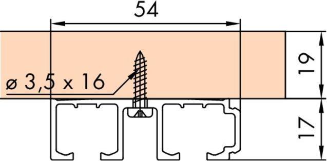Produktbild HAWA Doppellaufschienen
