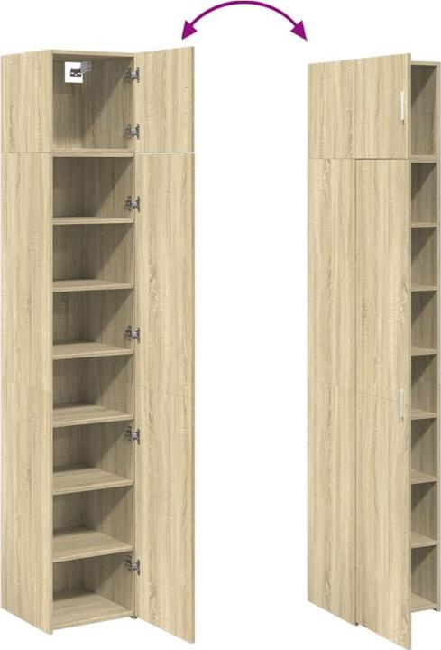 Image du produit vidaXL Armoire haute Étroite (40 x 42.5 x 225 cm)