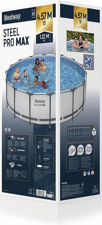 Actual product image Bestway Steel Pro MAX Aufstellpool-Set 4 57 x 122 cm (457 x 122 cm)