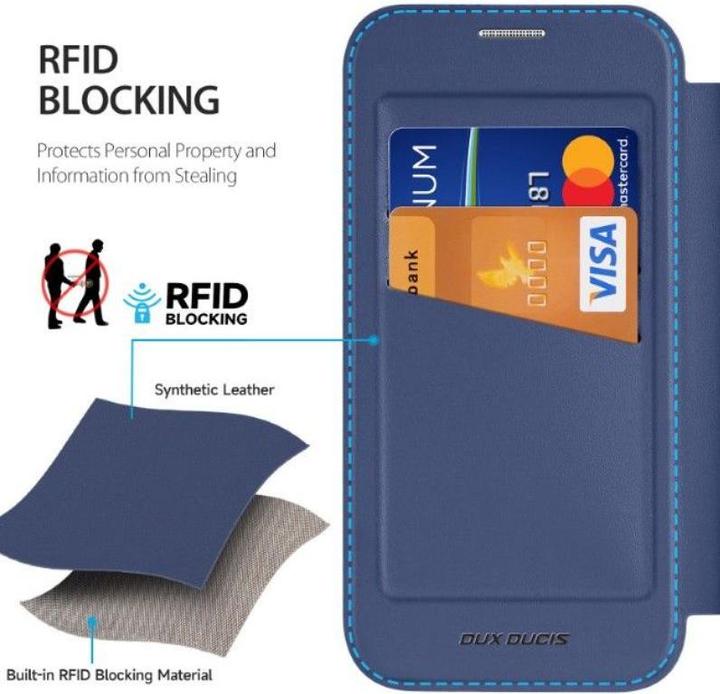 Produktbild Dux Ducis Skin X Pro 360° Ring Stand Series Lederhülle (Apple iPhone 17)