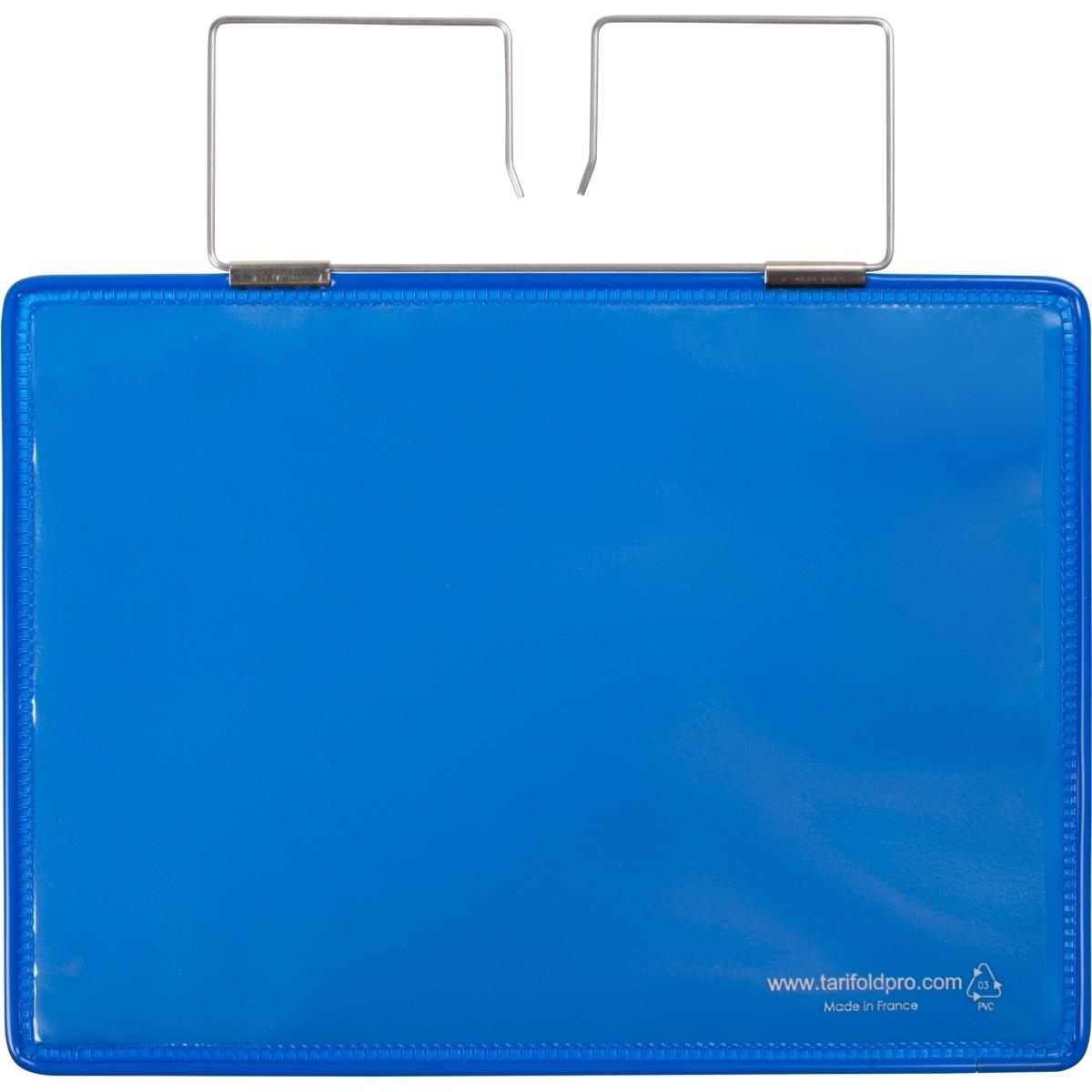 Tarifold, Informationsschild, Kennzeichnungshülle 165241 A5 quer PVC bl 10 St./Pack.