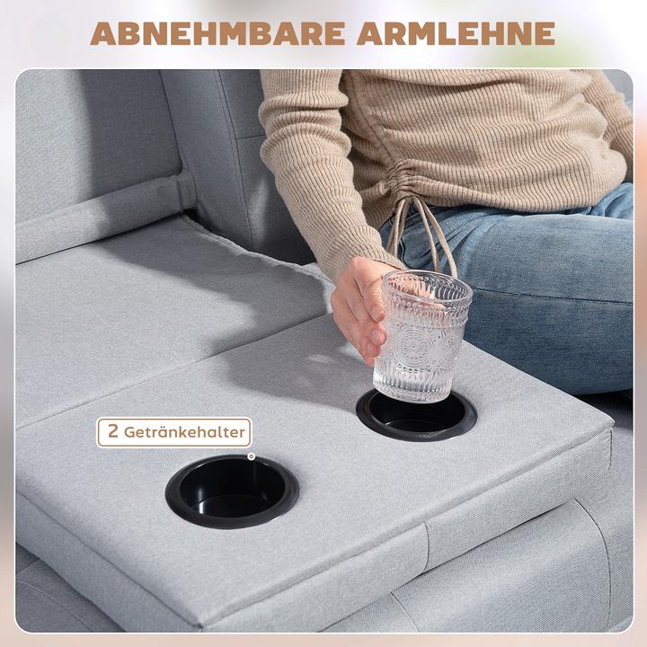 Produktbild Outsunny Schlafsofa (3-Sitzer)