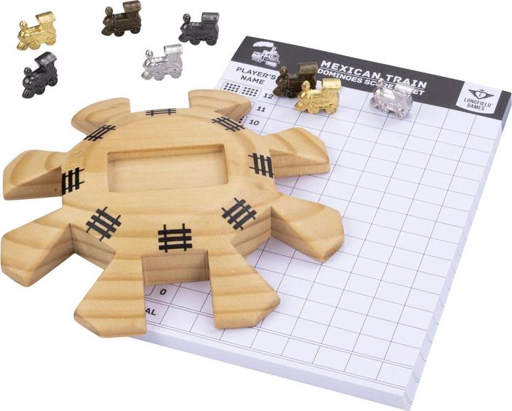 Actual product image Engelhart Domino Mexican Train Accessory Set