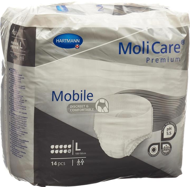 Produktbild MoliCare Mobile 10 Inkontinenz Pants (14 x, L)