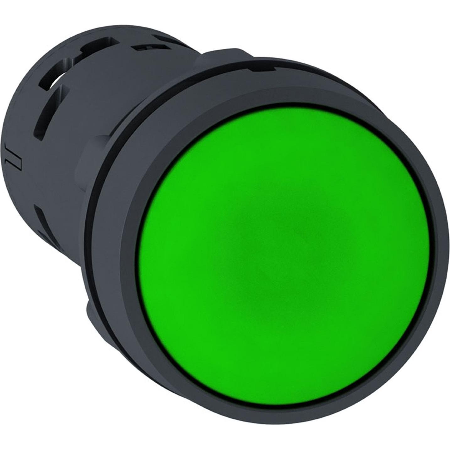 Schneider Electric 22mm Push button Flush NO Green, Taster + Schalter, Grün