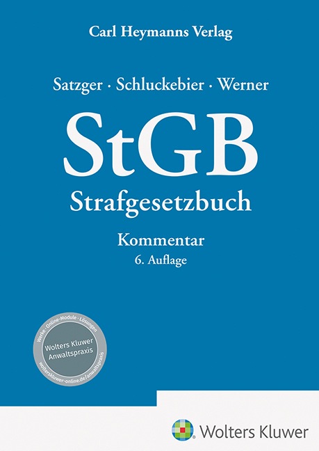 Produktbild Heymanns StGB Kommentar zum Strafgesetzbuch (Deutsch, Wilhelm Werner, Wilhelm Schluckebier, 2024)