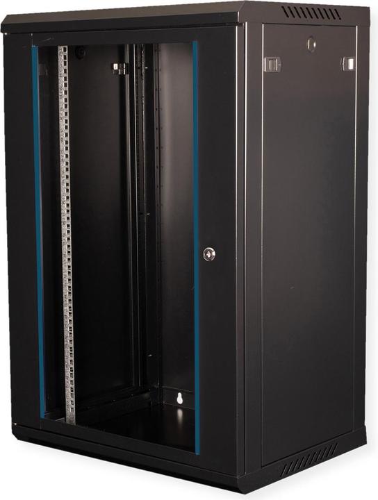 Produktbild Value 19-Zoll Wandgehäuse 18HE 600x450mm schwarz, Bausatz (18 HE, 19 Zoll Rack)