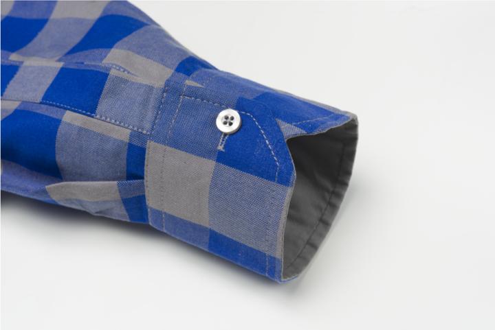 Produktbild Planam Squarehemd 1/1 Arm rot/zink 37/38 39/40 (40)