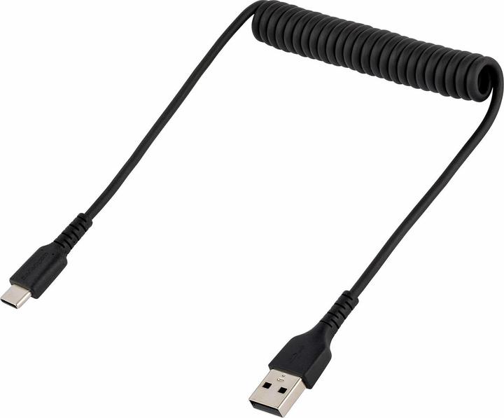 Image du produit StarTech com R2ACC-50C-USB-CABLE, 0,5 m, USB A, USB C, USB 2.0, 480 Mbit/s, Noir (0.50 m, USB 2.0)