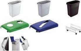 Produktbild Durable Klappdeckel für DURABIN® 60L rechteckig mit 2 Öffnungen 1 ST 1800501020 (60 l)