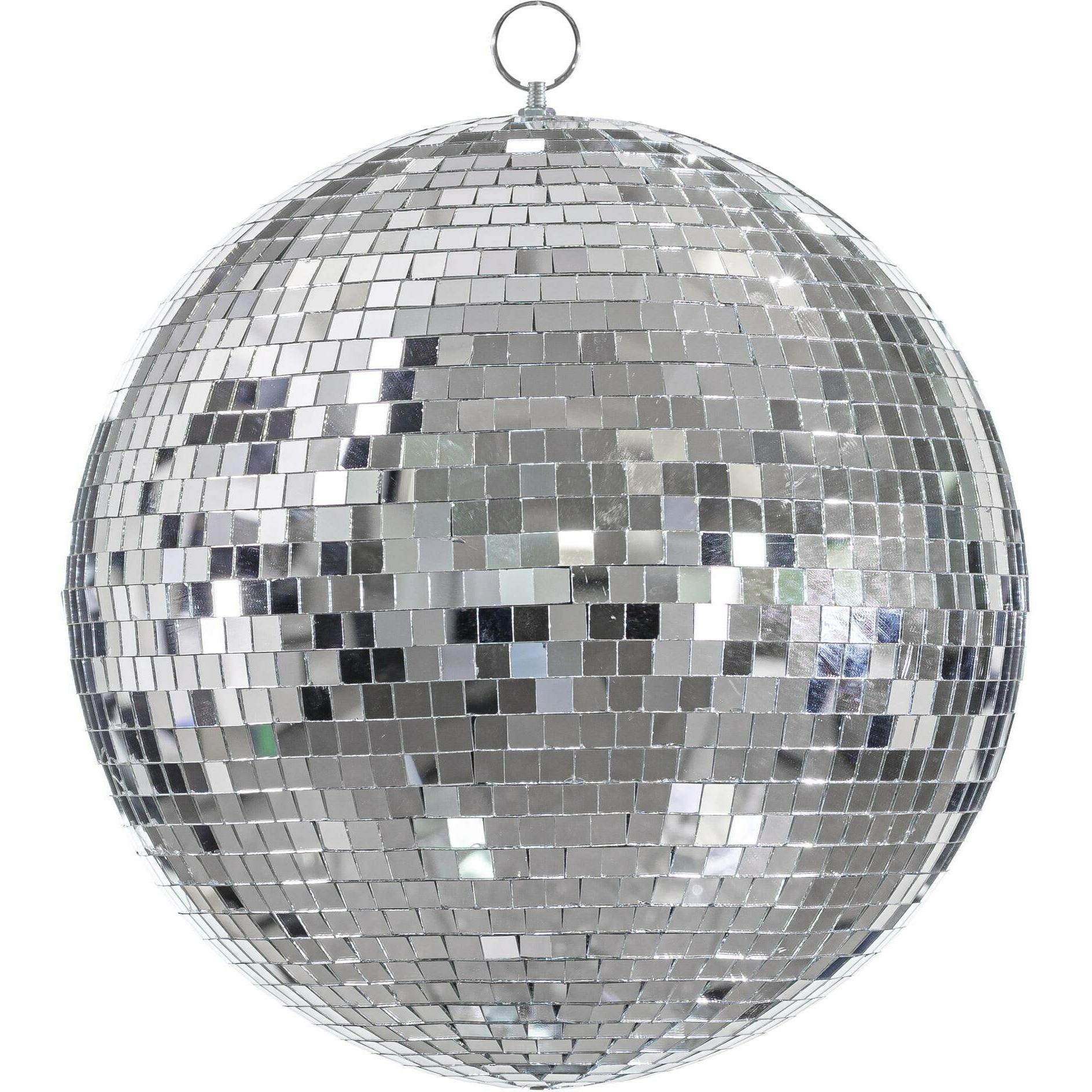 Partydeco Partyaccessoire Discokugel Silber, 30 cm (1 pz.)