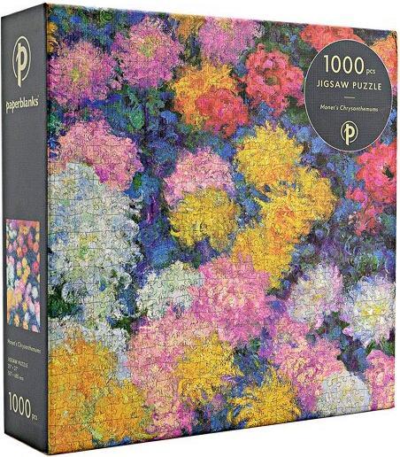 Paperblanks Puzzle Monets Chrysanthemen