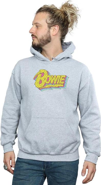 Image du produit David Bowie - Sweat à capuche MOONLIGHT 90S LOGO - Homme (S)