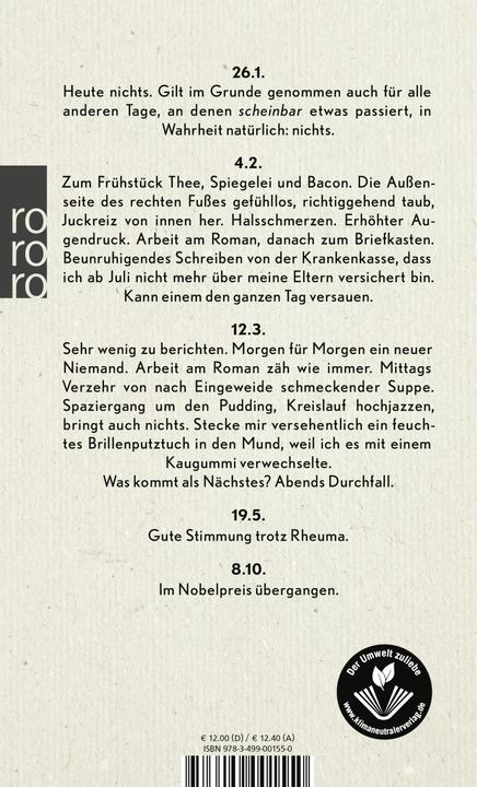 Image du produit Nach Notat zu Bett (Allemand, Heinz Strunk, 2021)