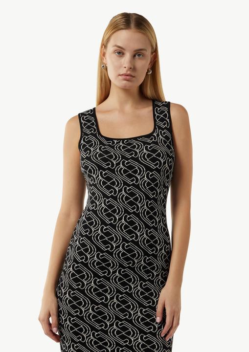 Actual product image Comma Kleid Midi-Feinstrickkleid mit grafischem Muster (36)