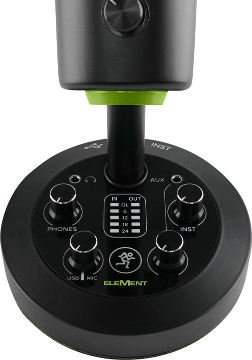 Actual product image Mackie USB Studio Microphone CHROMIUM Metal housing, stand, incl. cable