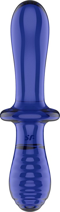 Image du produit Satisfyer Double Gode En Cristal Bleu
