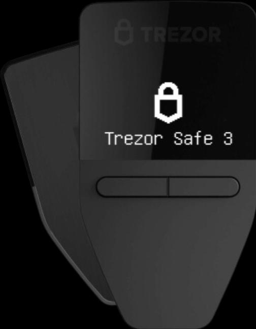Produktbild Trezor Safe 3 - Cosmic Black (Bitcoin, Bitcoin Cash, Ethereum Classic, Cardano, Dogecoin, Litecoin, Stellar)