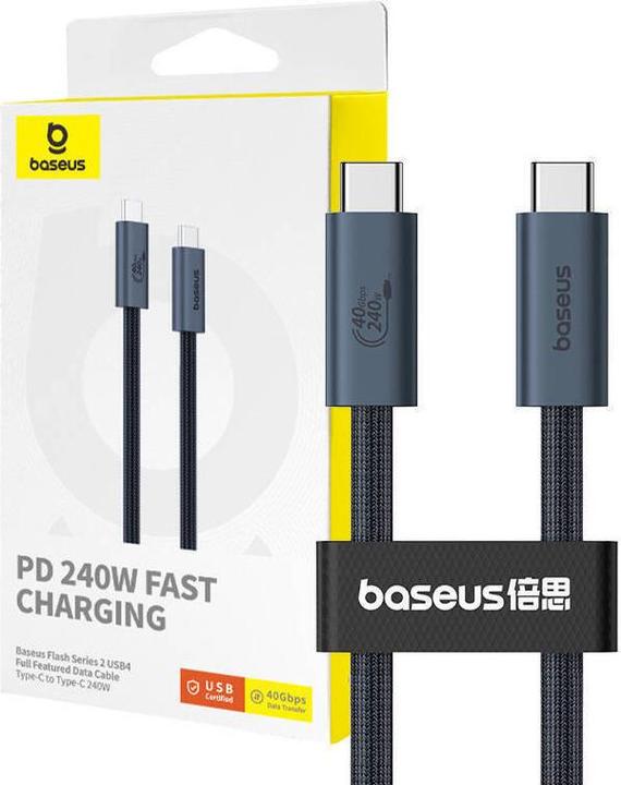 Produktbild Baseus USB C – USB C (1 m, USB 4.0, 240 W)