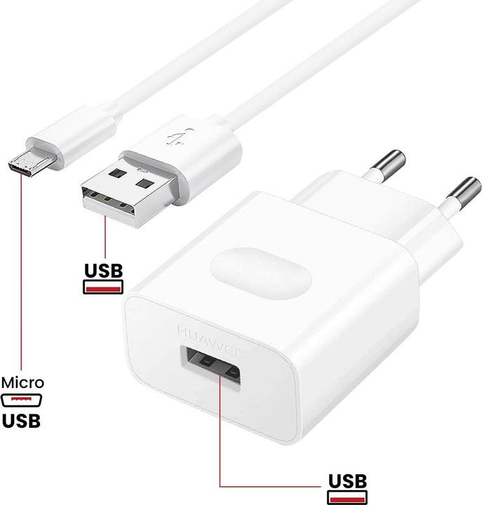Image du produit Huawei Adaptateur secteur + câble micro-USB (5 W)