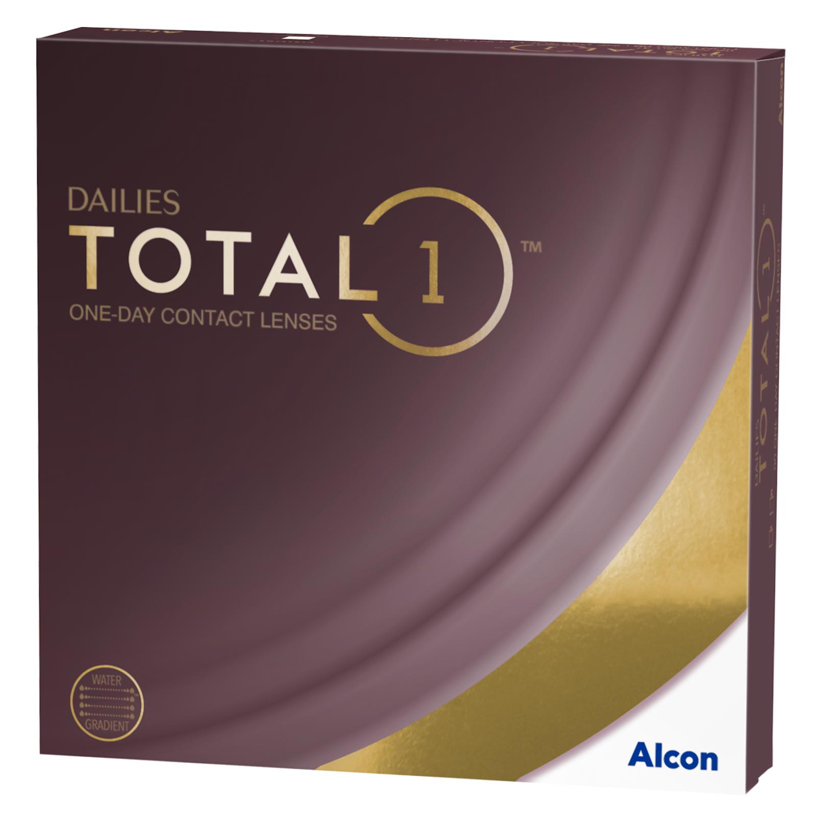 Dailies Total1, Contactlenzen, Totaal1 (-10.5, Daglens, 90 Pcs., Sferisch)