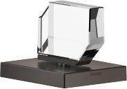 Actual product image Dornbracht CL.1 side valve left-closing, warm, with Swarowski crystal clear, 20008706