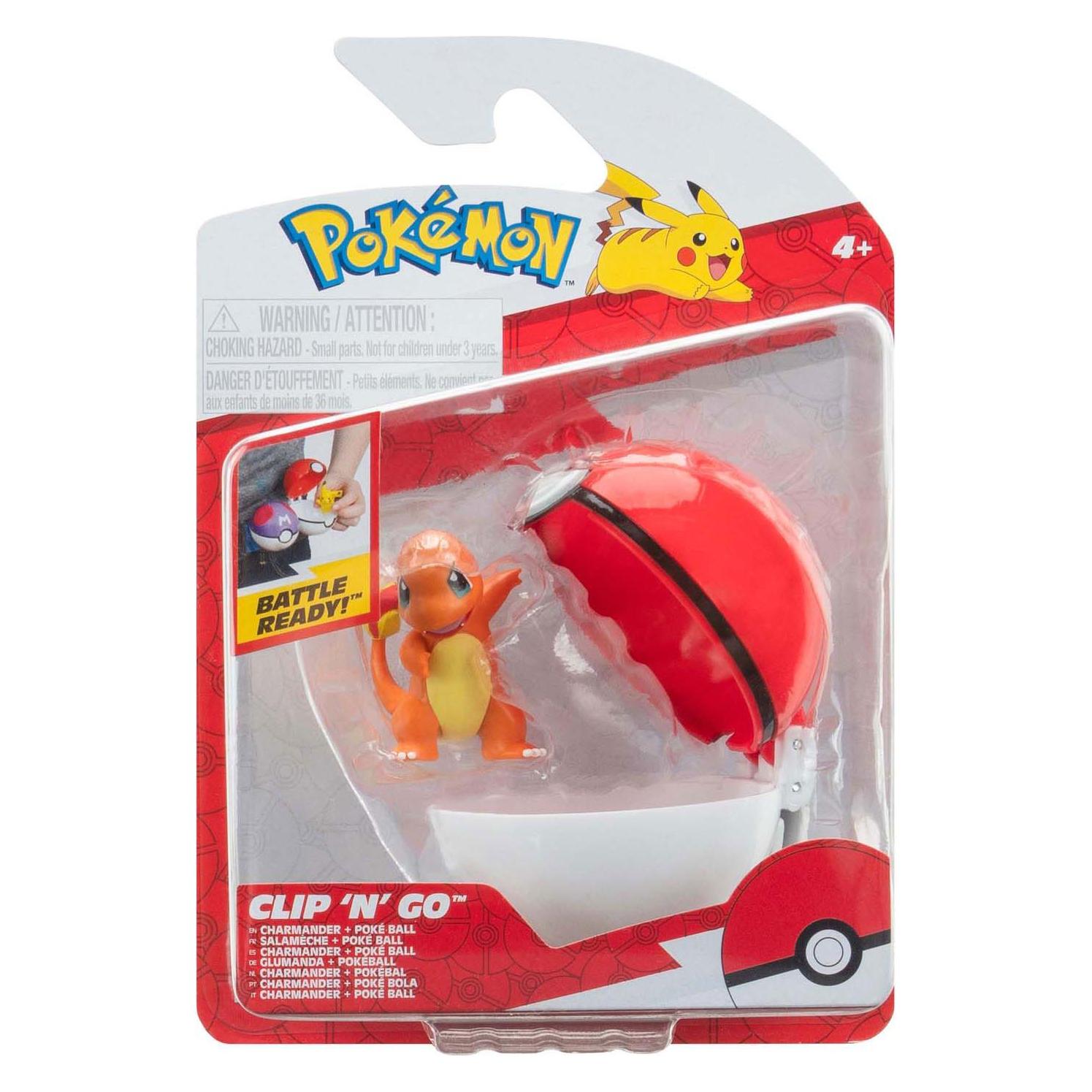 Pokémon Clip'n'Go Poké Balls Glumanda #1 & Pokéball