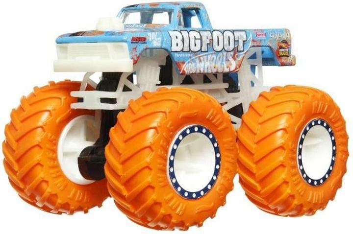 Actual product image Mattel HOT WHEELS Monster Trucks Glow in the Dark GOTTA GO Vehicle