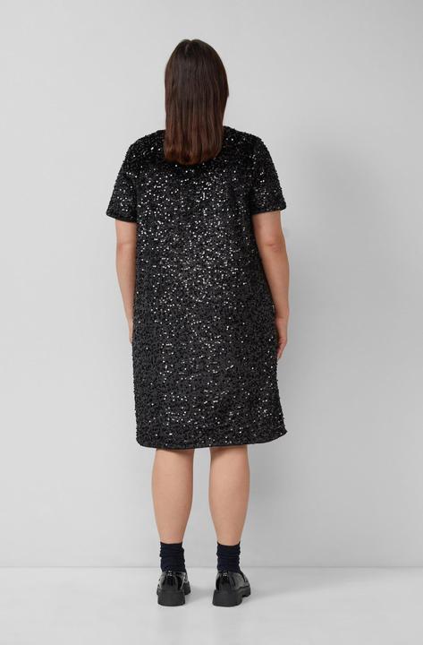 Image du produit s.Oliver Kleid Samtkleid mit Pailletten (48)