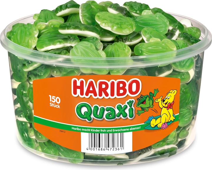 Haribo Frogs Quaxi (150 pcs., 1050 g)
