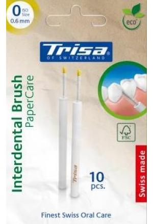 Produktbild Trisa Interdental Brus PaperCar ISO 0 10 (10 x, 0.60 mm)
