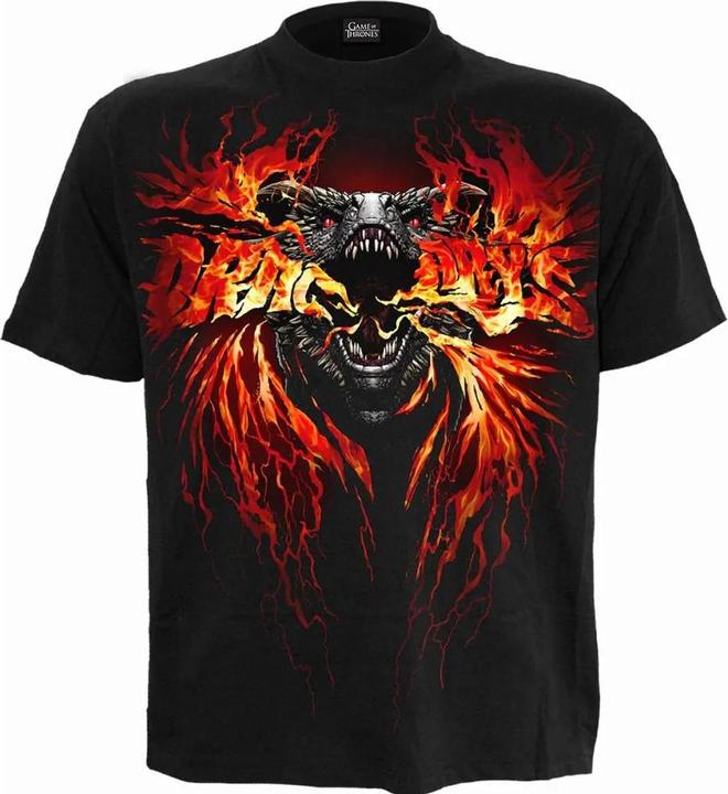 Image du produit Game of Thrones - T-shirt FIRE AND BLOOD - Adulte (S)