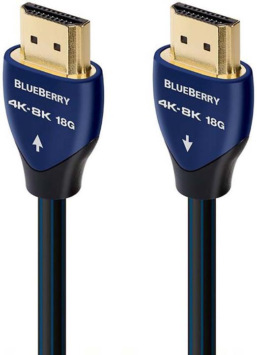 Audioquest BlueBerry HDMI 2.0b Kabel 5 Meter Blauw (5 m, HDMI, 2.0b)