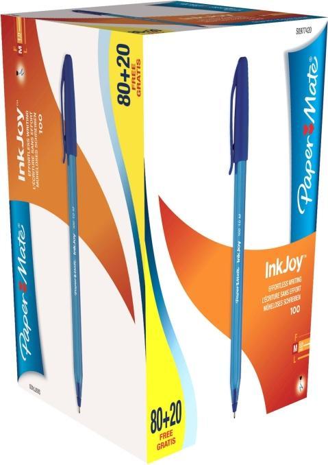 Produktbild Paper Mate Inkjoy 100 RT (Blue, 1 x)