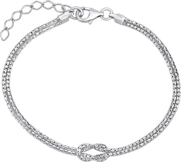 Immagine prodotto Silvego Bracciale doppio in argento con nodo TTTB66L4 (Argento)